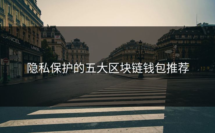 隐私保护的五大区块链钱包推荐